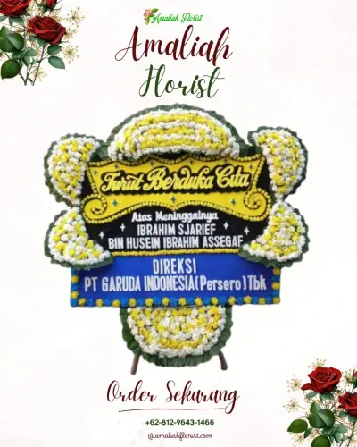Papan Bunga Duka di Wundudopi