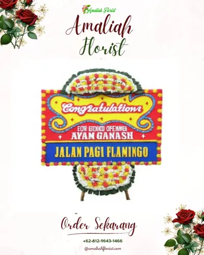 Bunga Papan Congratulation di Wundudopi